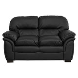 Faux Leather 2 Seater Sofa 165cm Wide - Kensington Home