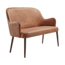 Faux Leather 2 Seater Sofa - Aztec