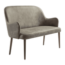 Faux Leather 2 Seater Sofa - Aztec