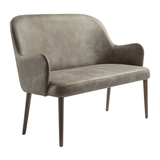 Faux Leather 2 Seater Sofa - Aztec