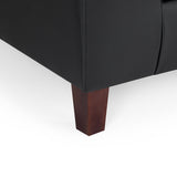 Faux Leather 2 Seater Sofa - Box