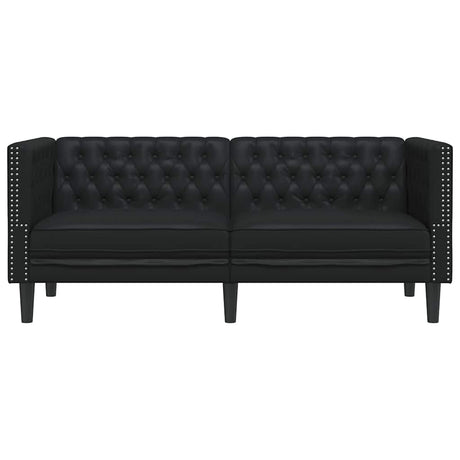 Faux Leather 2 Seater Sofa Chesterfield 174cm Wide - Vantage Home