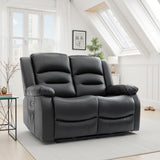 Faux Leather 2 Seater Sofa Electric Recliner - Alva