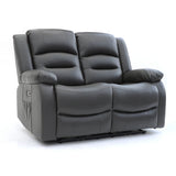 Faux Leather 2 Seater Sofa Electric Recliner - Alva