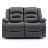 Faux Leather 2 Seater Sofa Electric Recliner - Alva