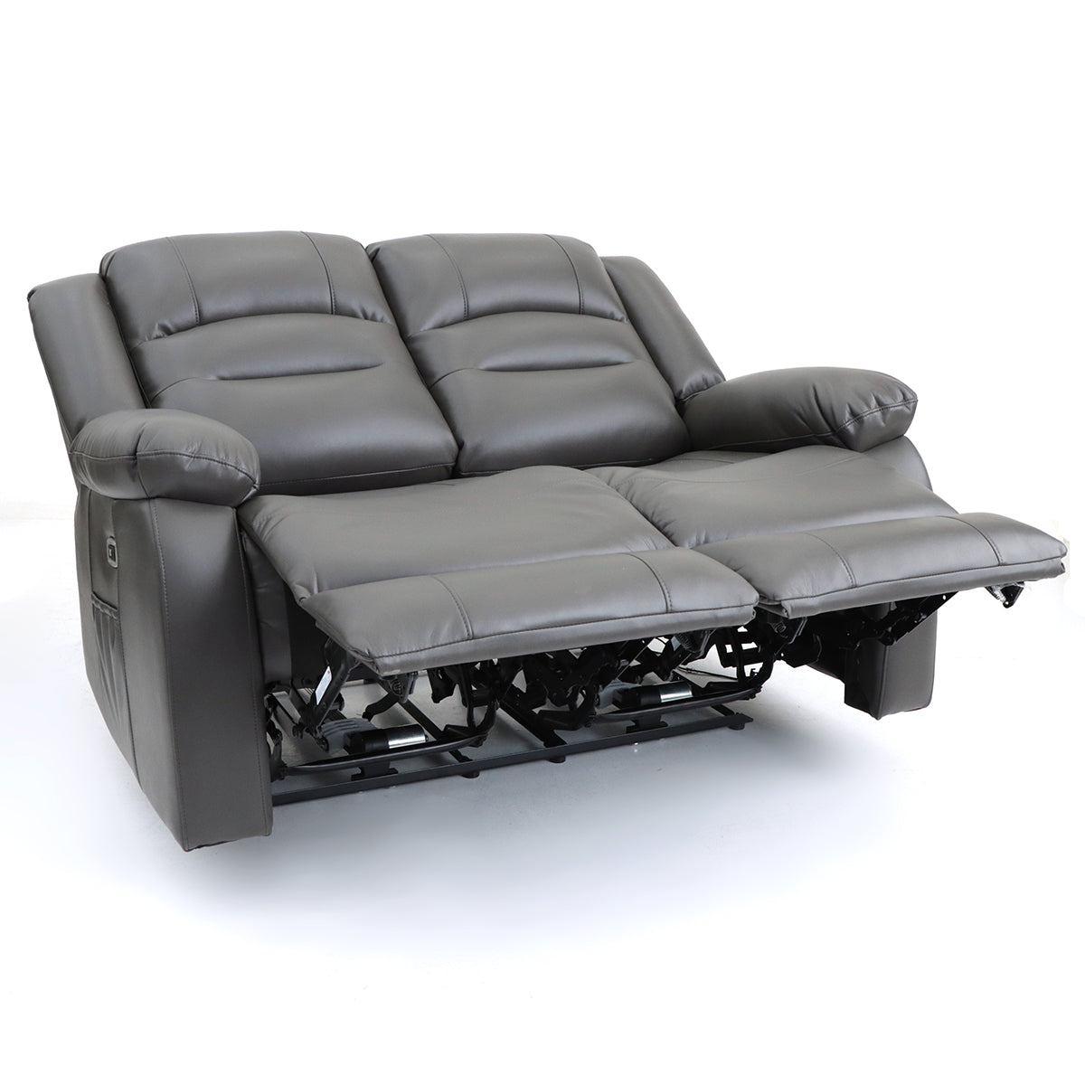 Faux Leather 2 Seater Sofa Electric Recliner - Alva