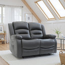 Faux Leather 2 Seater Sofa Electric Recliner - Alva