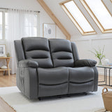 Faux Leather 2 Seater Sofa Electric Recliner - Alva