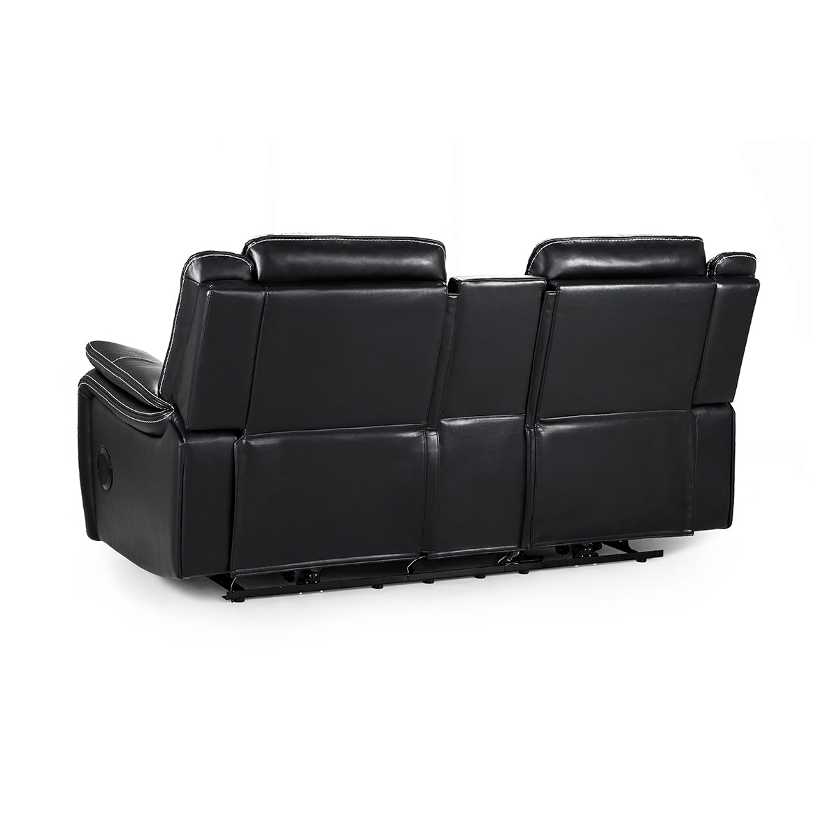 Faux Leather 2 Seater Sofa Electric Recliner - Galaxy Tech