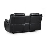 Faux Leather 2 Seater Sofa Electric Recliner - Galaxy Tech