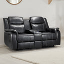 Faux Leather 2 Seater Sofa Electric Recliner - Galaxy Tech