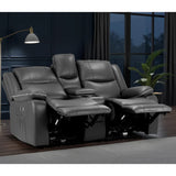 Faux Leather 2 Seater Sofa Electric Recliner - Harald