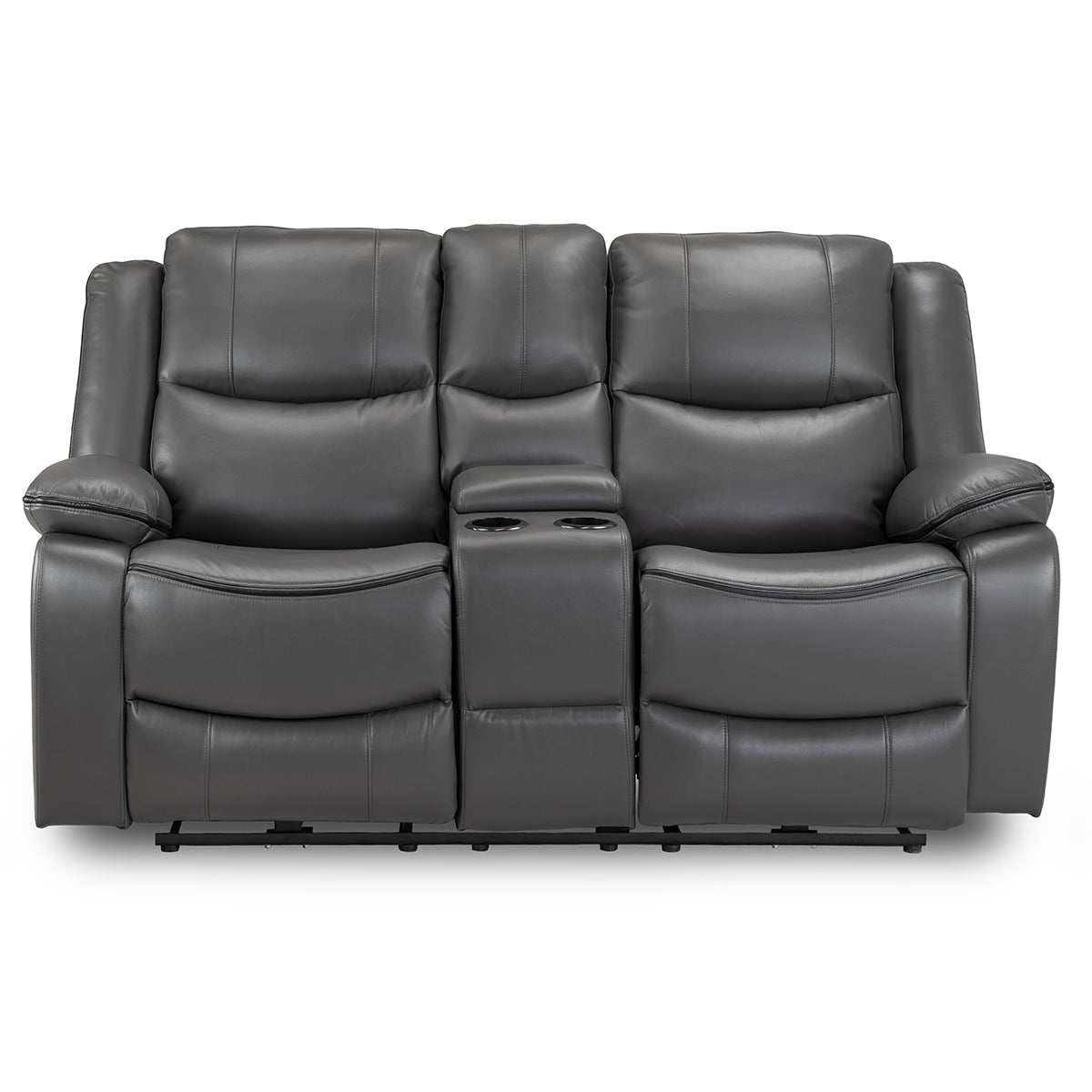 Faux Leather 2 Seater Sofa Electric Recliner - Harald