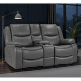 Faux Leather 2 Seater Sofa Electric Recliner - Harald