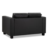 Faux Leather 2 Seater Sofa - Jerry