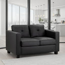 Faux Leather 2 Seater Sofa - Jerry