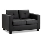 Faux Leather 2 Seater Sofa - Jerry