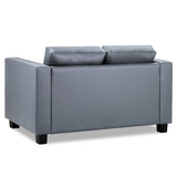 Faux Leather 2 Seater Sofa - Jerry