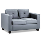 Faux Leather 2 Seater Sofa - Jerry