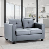 Faux Leather 2 Seater Sofa - Jerry