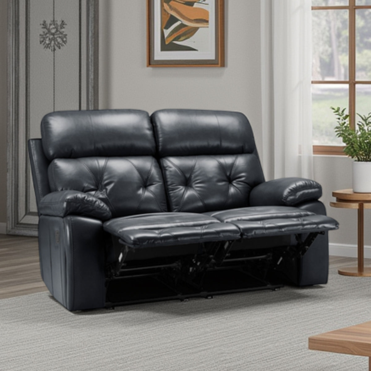 Faux Leather 2 Seater Sofa Recliner - Cody