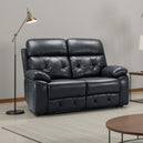 Faux Leather 2 Seater Sofa Recliner - Cody