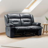Faux Leather 2 Seater Sofa Recliner - Novie