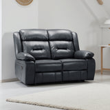 Faux Leather 2 Seater Sofa Recliner - Novie