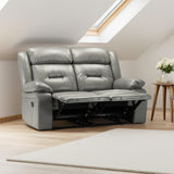 Faux Leather 2 Seater Sofa Recliner - Novie