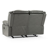 Faux Leather 2 Seater Sofa Recliner - Novie
