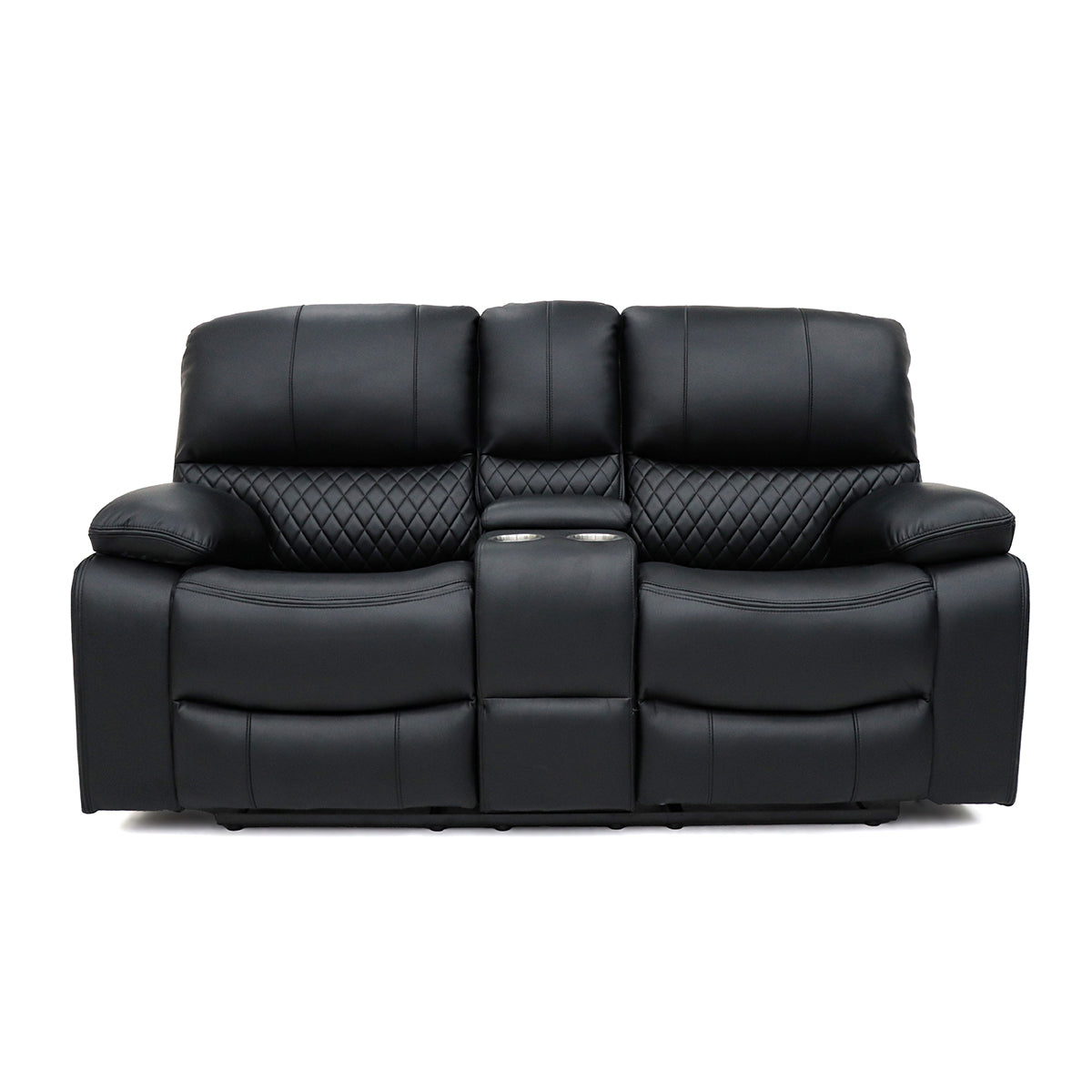 Faux Leather 2 Seater Sofa Recliner - Orla
