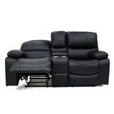 Faux Leather 2 Seater Sofa Recliner - Orla