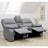 Faux Leather 2 Seater Sofa Recliner - Orla