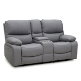 Faux Leather 2 Seater Sofa Recliner - Orla
