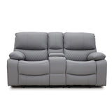 Faux Leather 2 Seater Sofa Recliner - Orla