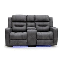Faux Leather 2 Seater Sofa Recliner Tech - C-Love