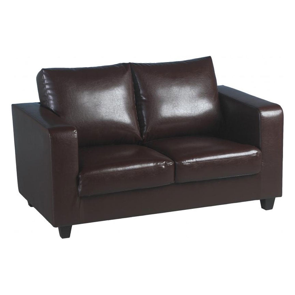 Faux Leather 2 Seater Sofa - Tempo