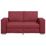 Faux Leather 2 Seater Sofa - Vantage Home