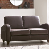 Faux Leather 2 Seater Sofa - Vivo