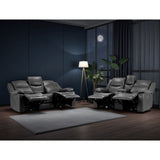 Faux Leather 3 + 2 Seater Sofa Set Electric Recliner - Harald