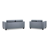 Faux Leather 3 + 2 Seater Sofa Set - Jerry
