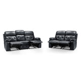Faux Leather 3 + 2 Seater Sofa Set Recliner - Cody