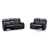 Faux Leather 3 + 2 Seater Sofa Set Recliner - Cody