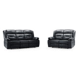 Faux Leather 3 + 2 Seater Sofa Set Recliner - Novie