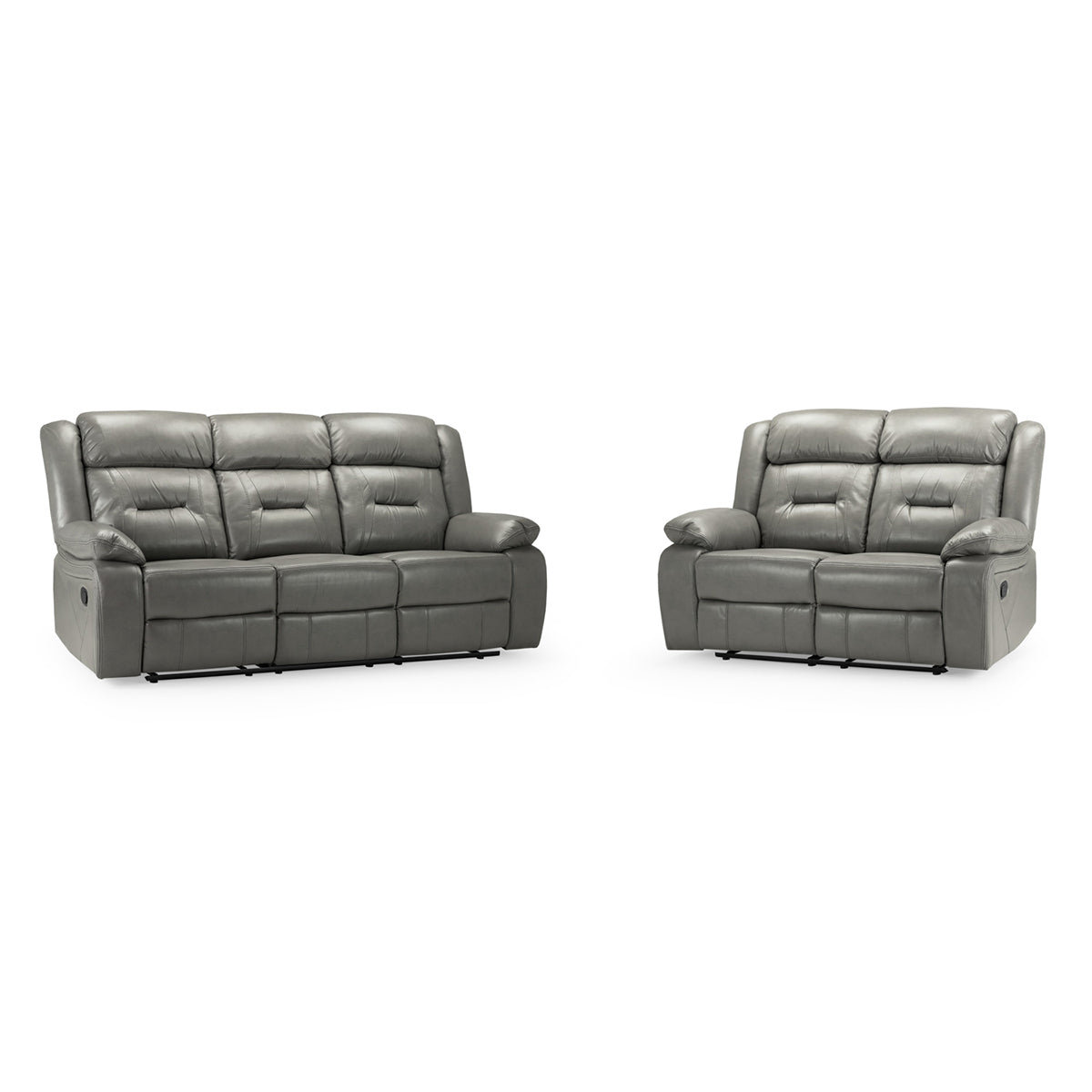 Faux Leather 3 + 2 Seater Sofa Set Recliner - Novie