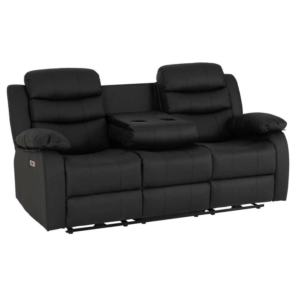Faux Leather 3 + 2 Seater Sofa Set Electric Recliner - Roma