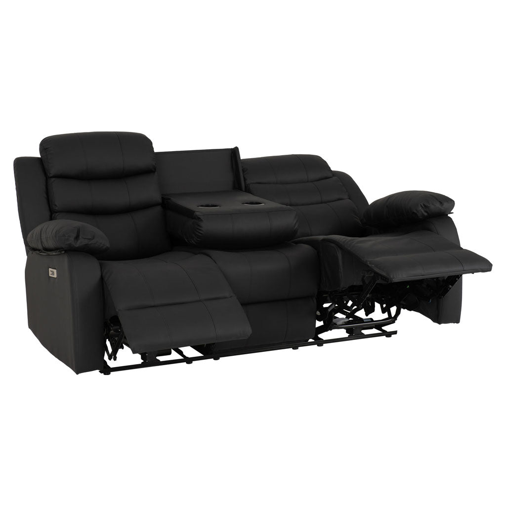 Faux Leather 3 + 2 Seater Sofa Set Electric Recliner - Roma