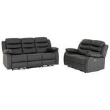 Faux Leather 3 + 2 Seater Sofa Set Electric Recliner - Roma