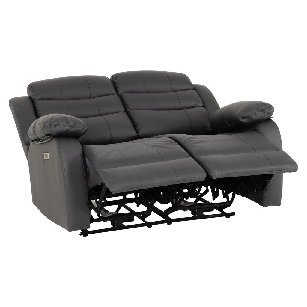 Faux Leather 3 + 2 Seater Sofa Set Electric Recliner - Roma