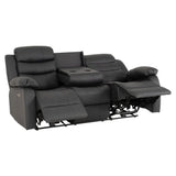Faux Leather 3 + 2 Seater Sofa Set Electric Recliner - Roma